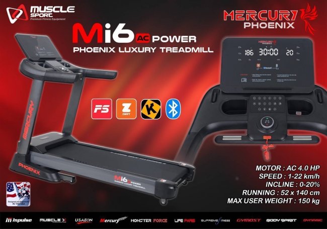 ลู่วิ่งไฟฟ้า Mercury MI 6